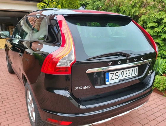 Volvo XC 60 cena 80500 przebieg: 170900, rok produkcji 2014 z Szczecin małe 79